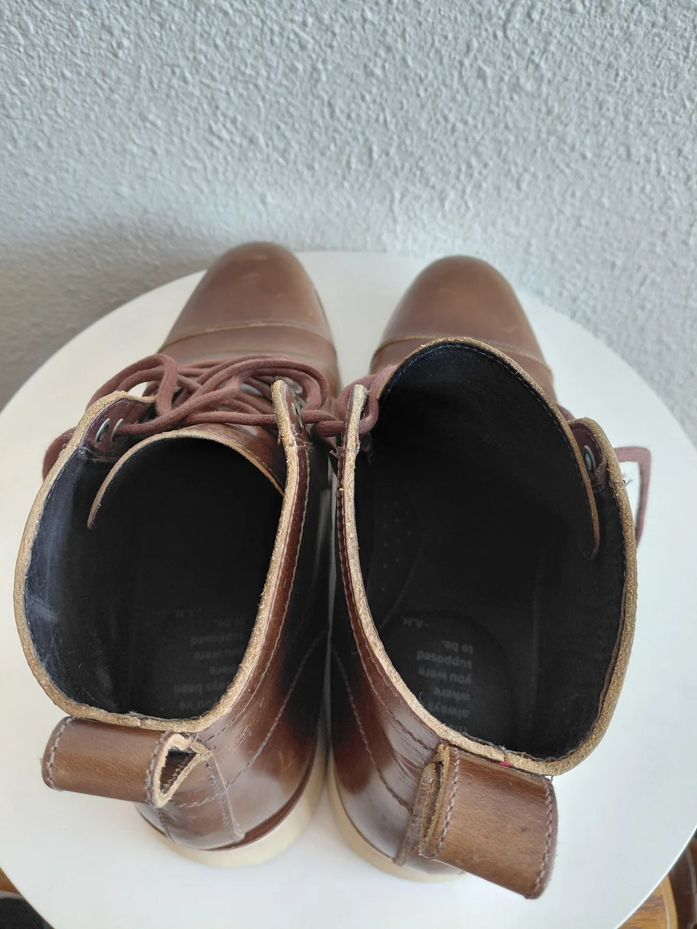 Helm Mens Boots The Lou Chukka Brown Leather Laced Up